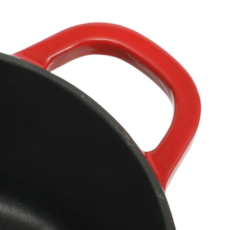 Cacerola de hierro fundido rojo de 28 L Crock‑Pot apta para horno
