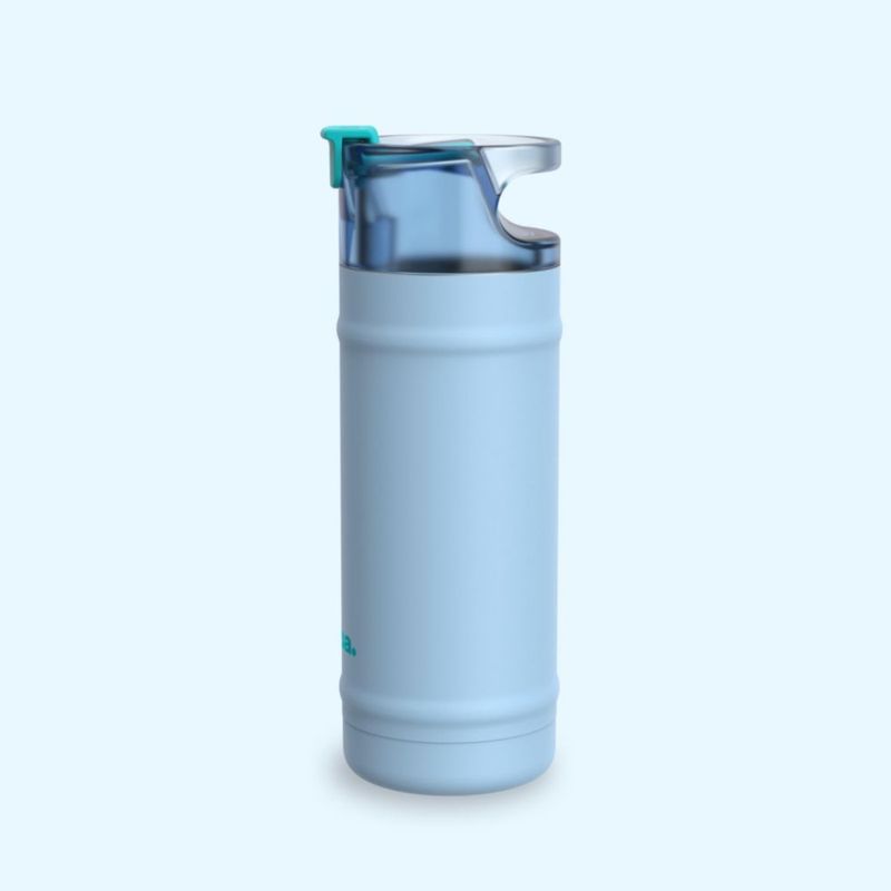 Botella de Agua Bubba 510 ml Aislada con Sorbete