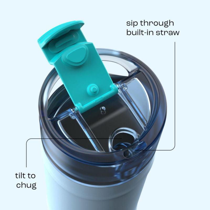 Botella de Agua Bubba 510 ml Aislada con Sorbete