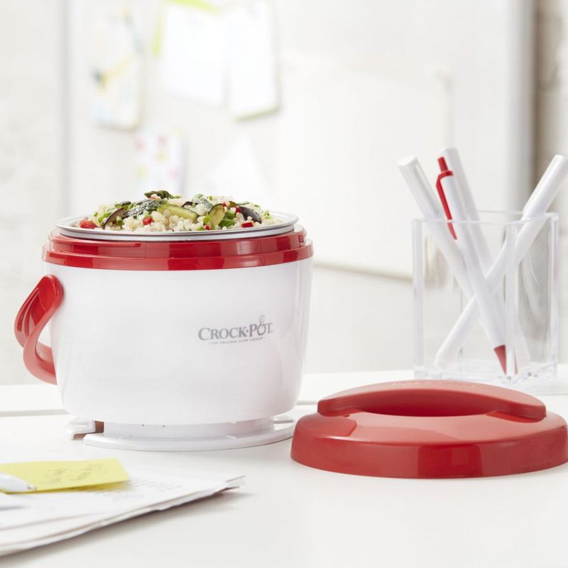 Crock-Pot Calentador de Comidas 567 ml Rojo Portátil para Almuerzo