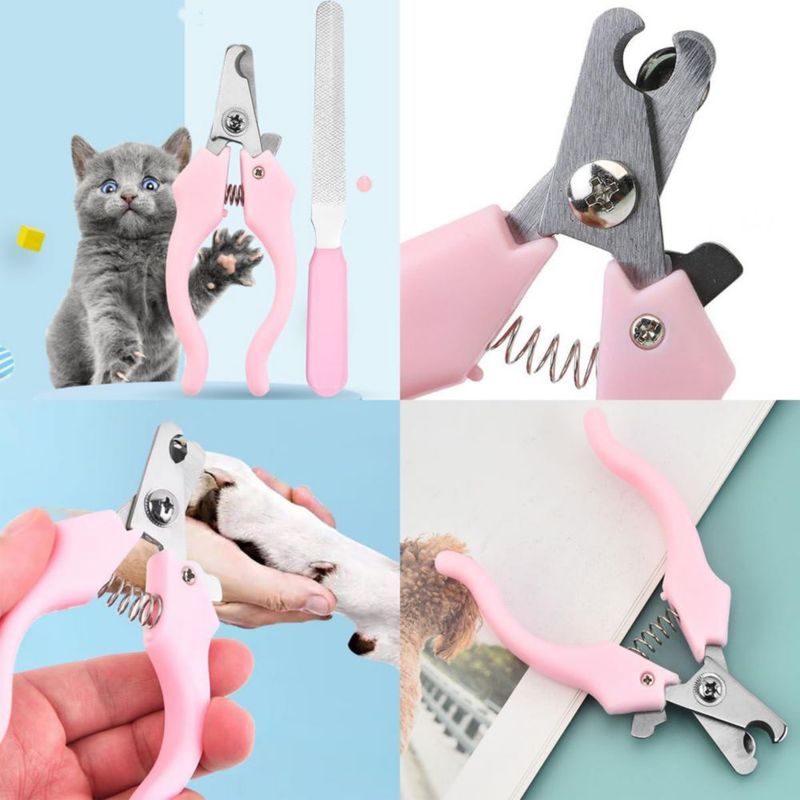 Kit de Aseo KEEPLKVOC 7 Piezas para Perro - Rosa