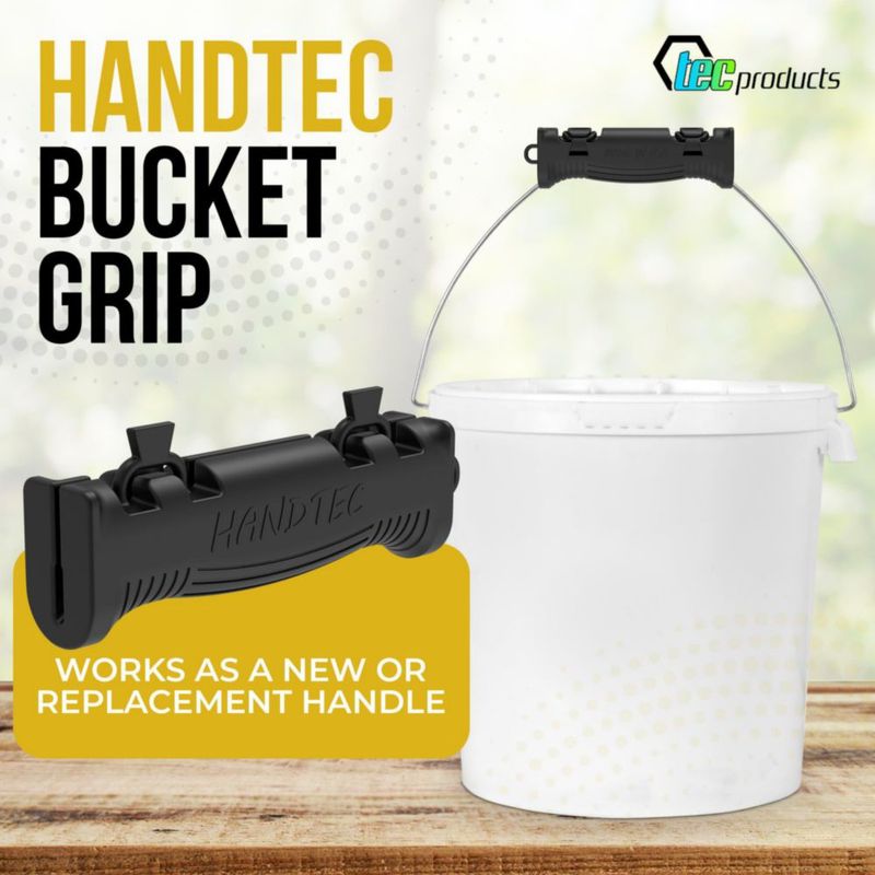 Agarre de goma para mango de cubo TEC Products (1 unidad)