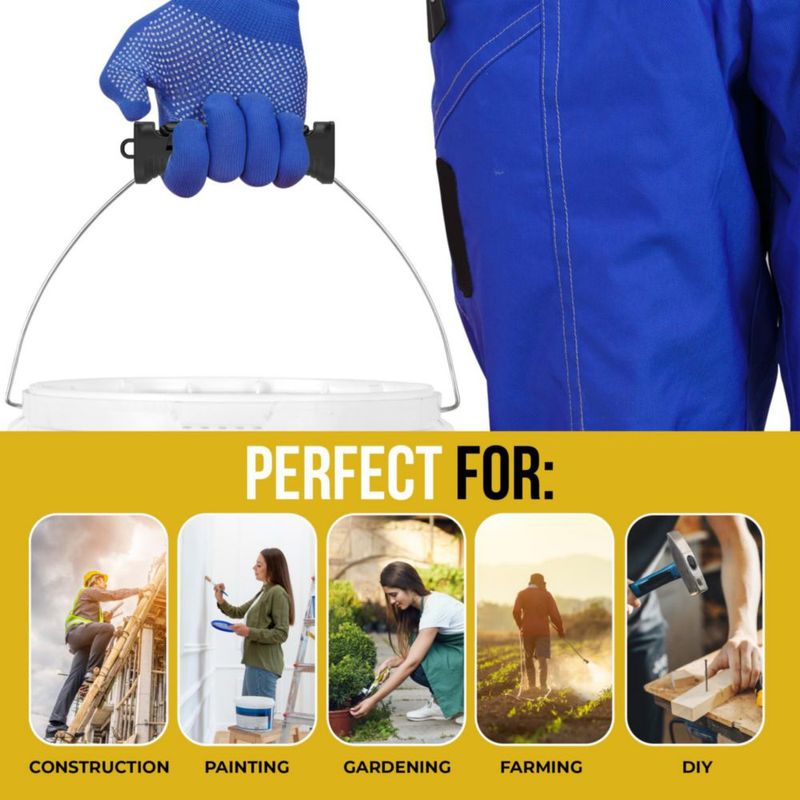 Agarre de goma para mango de cubo TEC Products (1 unidad)
