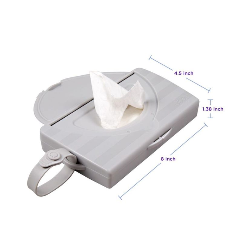 Dispensador de Toallitas Ubbi On-the-Go Gris