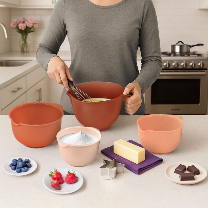Juego de 4 tazones Glad apilables de 12‑3 qt (11‑28 L)