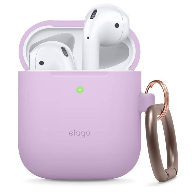 Funda de silicona para AirPods de elago con llavero