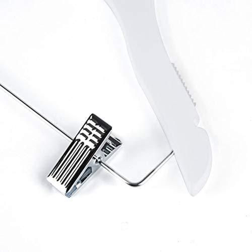 Perchas para niños Quality Hangers de madera blanca 33 cm paquete de 10