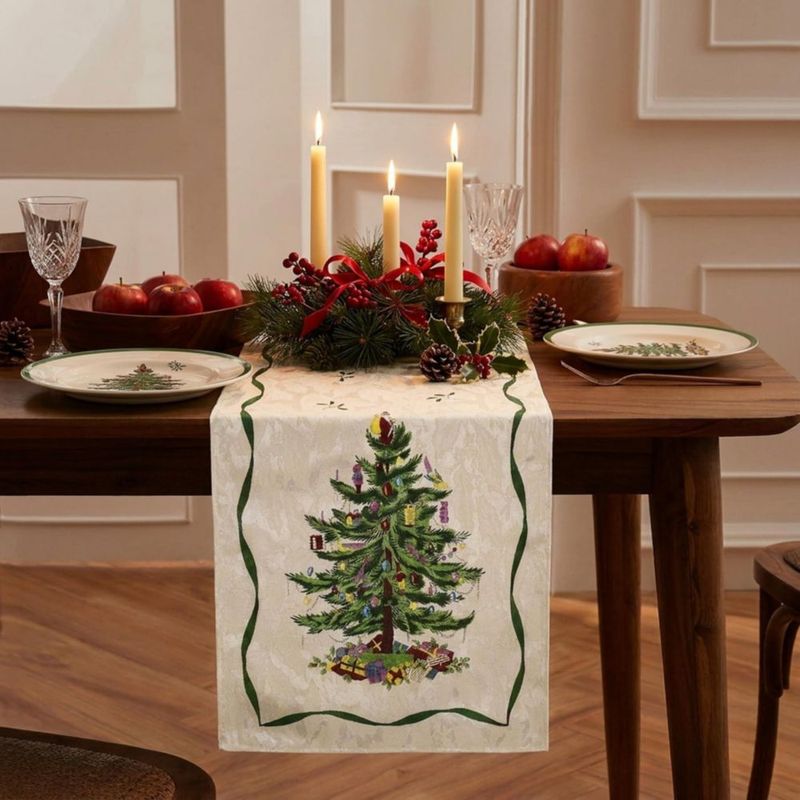 Caminero de mesa Spode 36 cm x 229 cm con diseño festivo