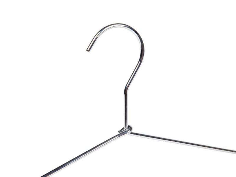 Perchas de ropa Quality Hangers 16 unidades metal de 4 mm
