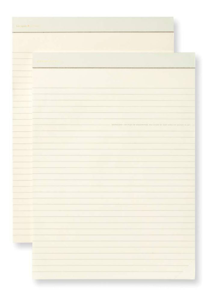 Recambio para Bloc de Notas Kate Spade New York Pack de 2 Color Crema