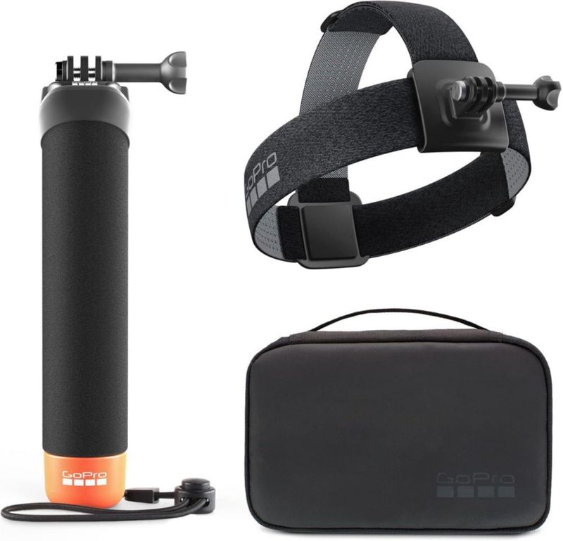 Kit de cámara GoPro Adventure 3.0: correa para cabeza y estuche