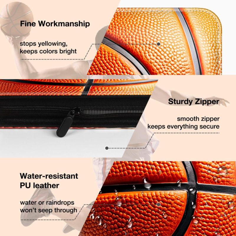 Carpeta para cartas de baloncesto Lalasu 440 bolsillos cuero PU