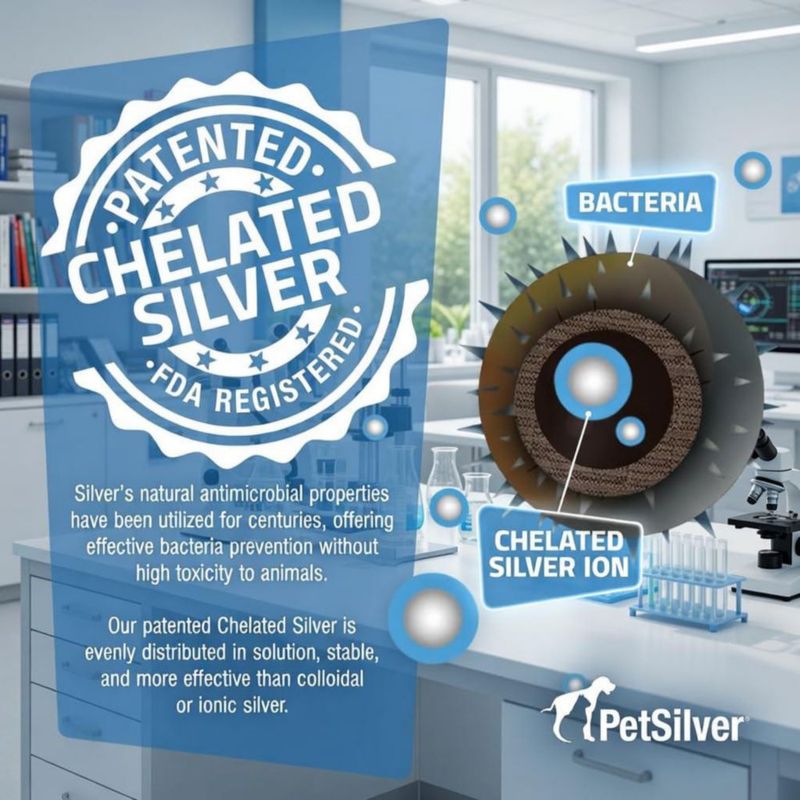 Suplemento para mascotas PetSilver 59 ml Apoyo Inmunológico