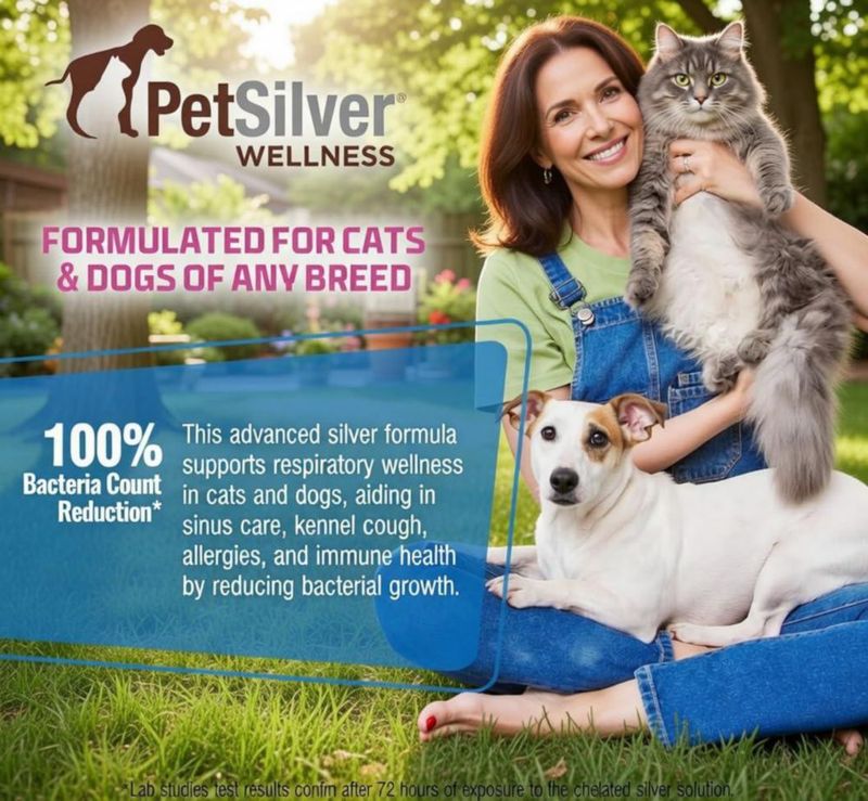 Suplemento para mascotas PetSilver 59 ml Apoyo Inmunológico