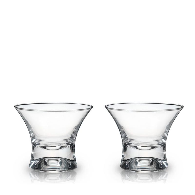 Vaso de cóctel Viski 207 ml juego de 2 sin pie