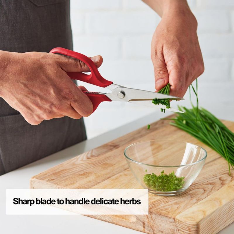 Tijeras de cocina Misen Heavy Duty rojas
