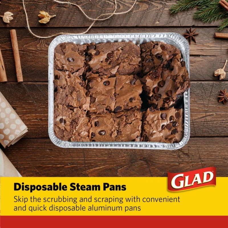 Bandeja para hornear Glad 31 × 26 cm paquete de 2 diseño copos de nieve