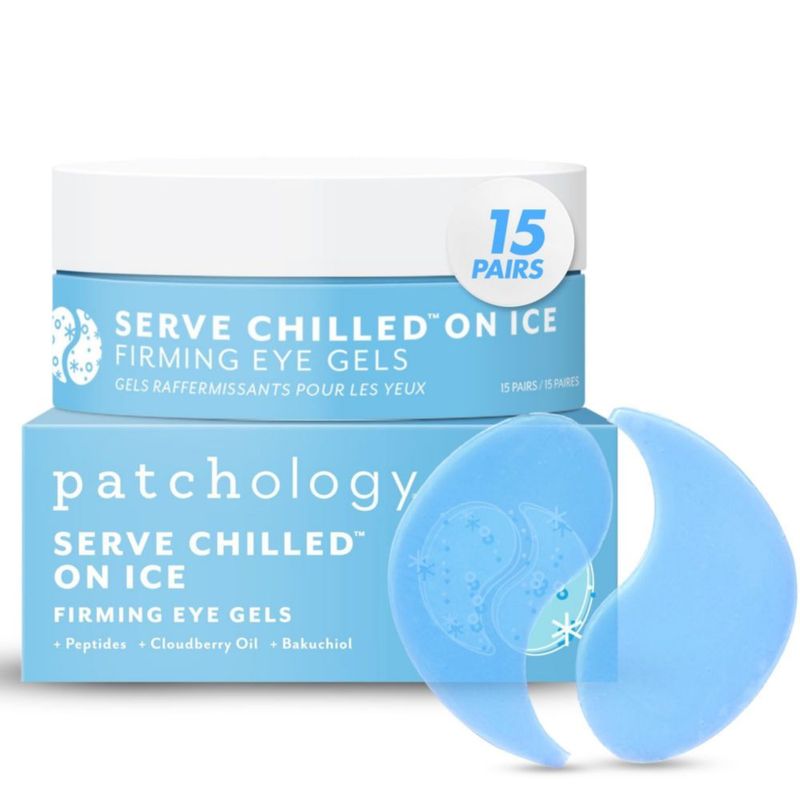 Parche de Gel Refrigerante Azul para el Contorno de Ojos Patchology – 15 pares