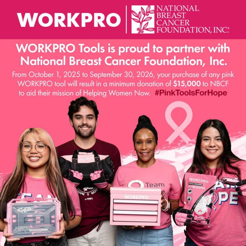 Bolsa de Herramientas WORKPRO 10 Bolsillos Rosa Floral