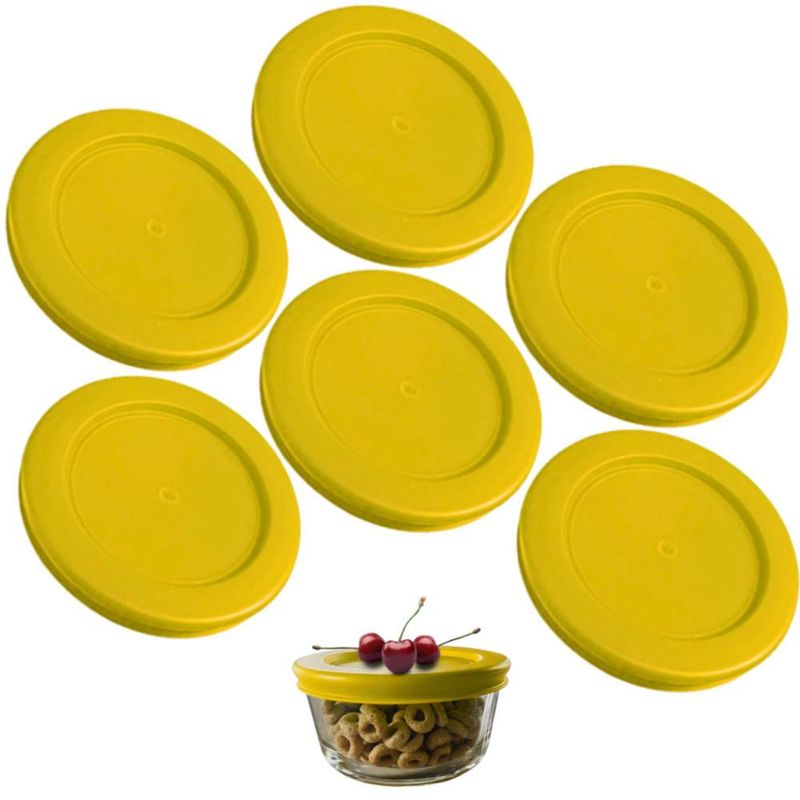 Tapa para Envase Klare Ware 2 Tazas Amarilla - Pack de 6