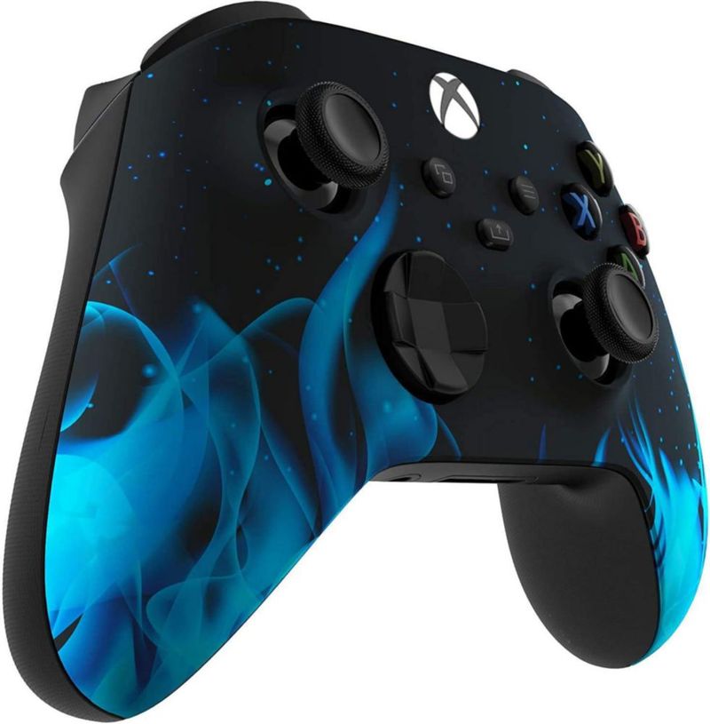 Controlador Xbox Personalizado Controllerzz Inalámbrico X/S Llama Azul
