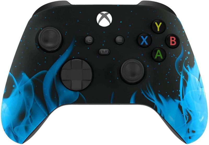 Controlador Xbox Personalizado Controllerzz Inalámbrico X/S Llama Azul