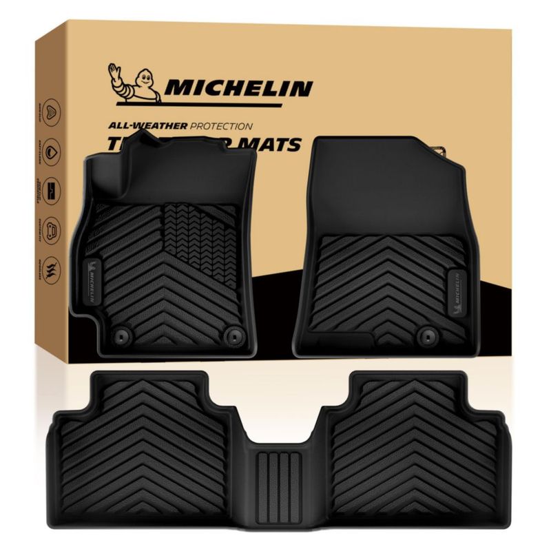 Alfombrillas para Vehículo MICHELIN K4 Sedán 2025‑2026 Juego de 3 piezas TPE