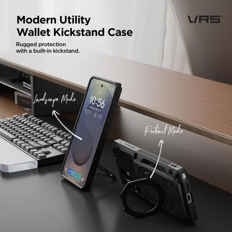 Funda VRS DESIGN Galaxy S25 Ultra Híbrida Negro Mate