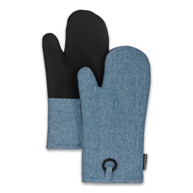 Guantes de horno Frigidaire 33 cm x 18 cm Azul denim 2 piezas