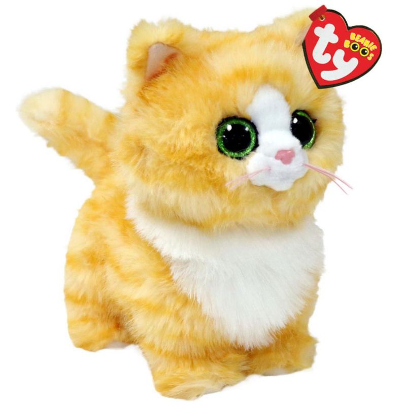 Beanie Babies Ty Melanie Gato Dorado 15 cm