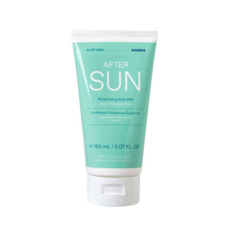 Leche Corporal After Sun KORRES Aloe Vera 150 ml