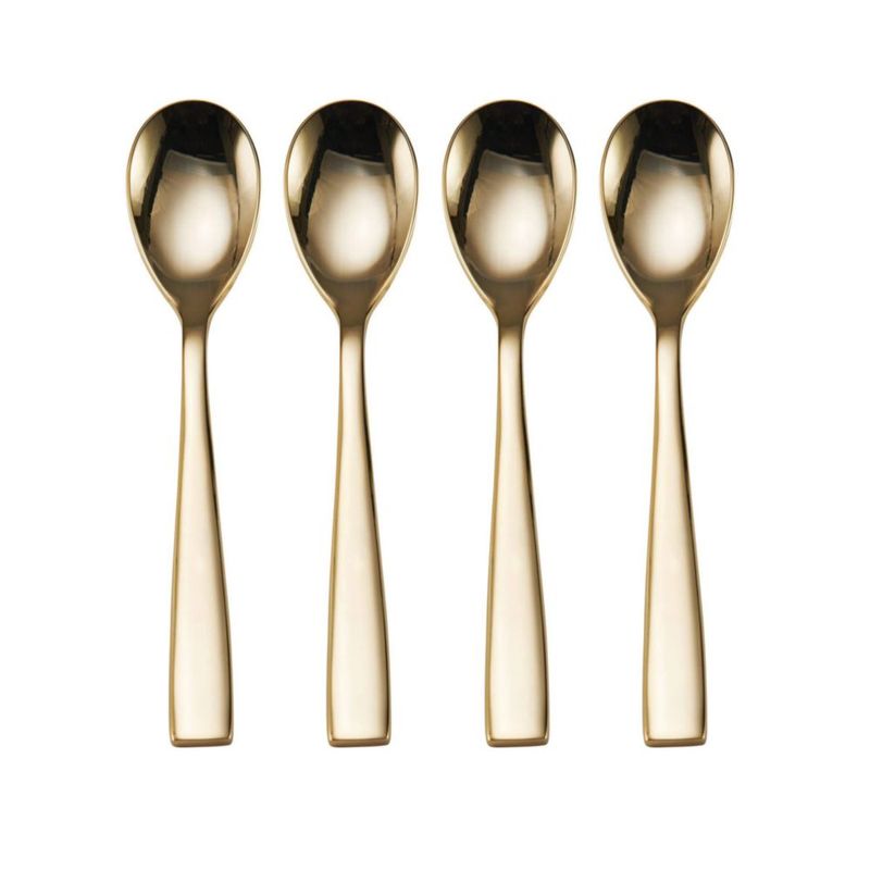 Juego de cubiertos Mikasa Delano de 20 piezas con baño de oro