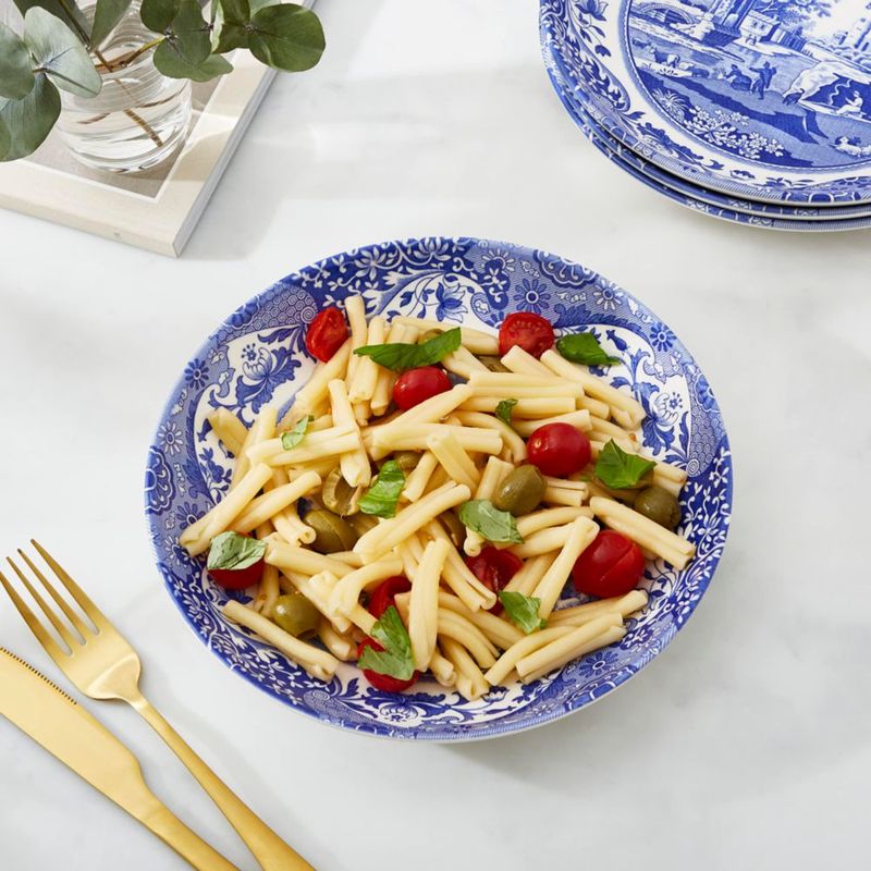 Cuenco de Pasta Spode 23 cm Azul Italiano Juego de 4