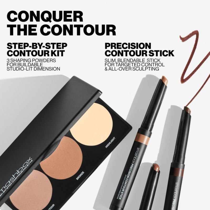 Stick de Contorno Smashbox Medium fácil de difuminar para rostro y ojos