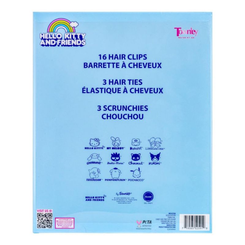 Juego de Accesorios para el Pelo Townley Girl Hello Kitty - 22 Piezas