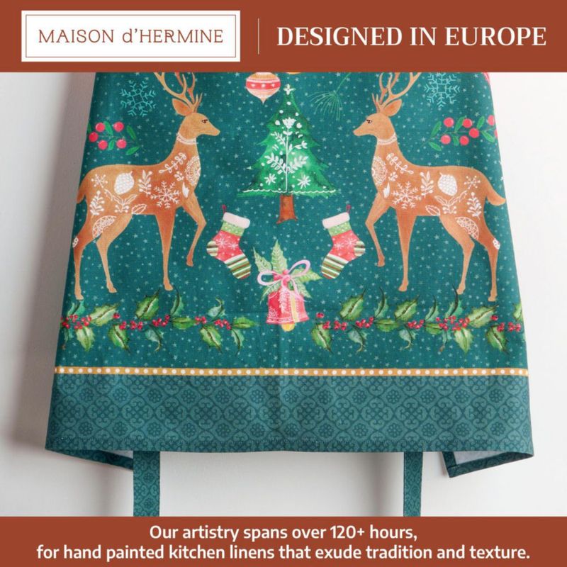 Delantal Maison d' Hermine de algodón 28 x 32 cm (1 unidad)