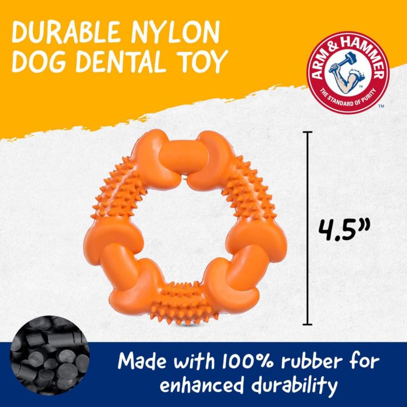 Juguete masticable dental Nubbies de Arm & Hammer con sabor a mantequilla de maní