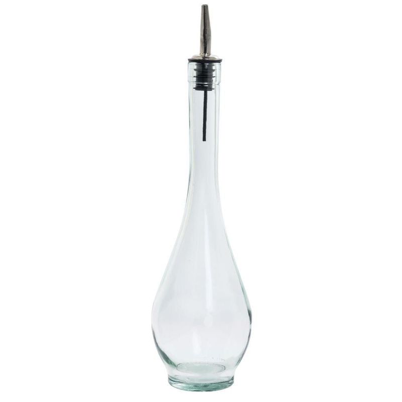 Botella Tablecraft 473 ml de vidrio verde con vertedor