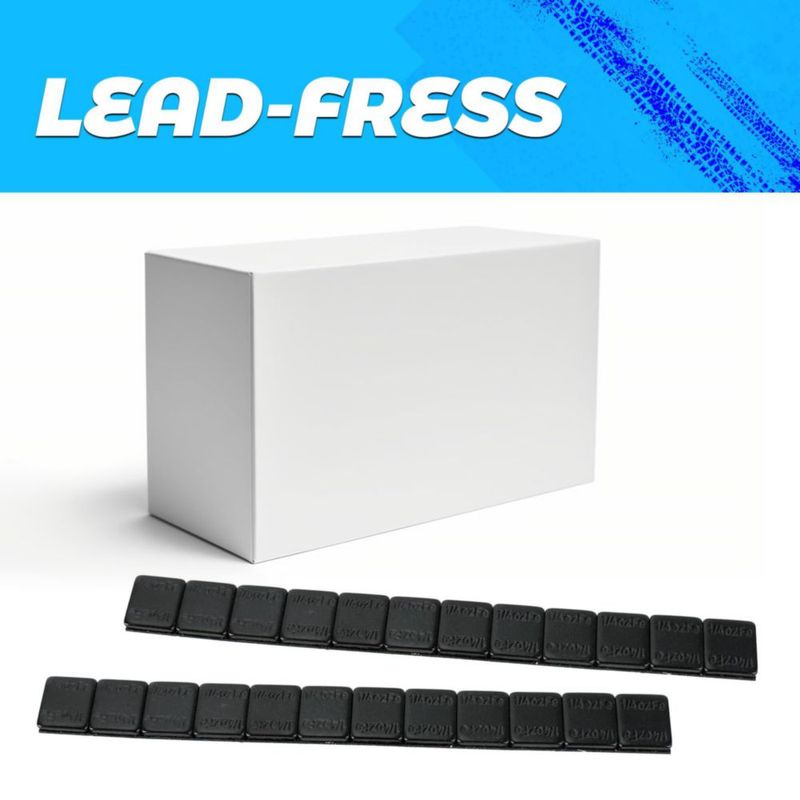 Contrapesos autoadhesivos EASYBERG 7 g Negro 624 piezas