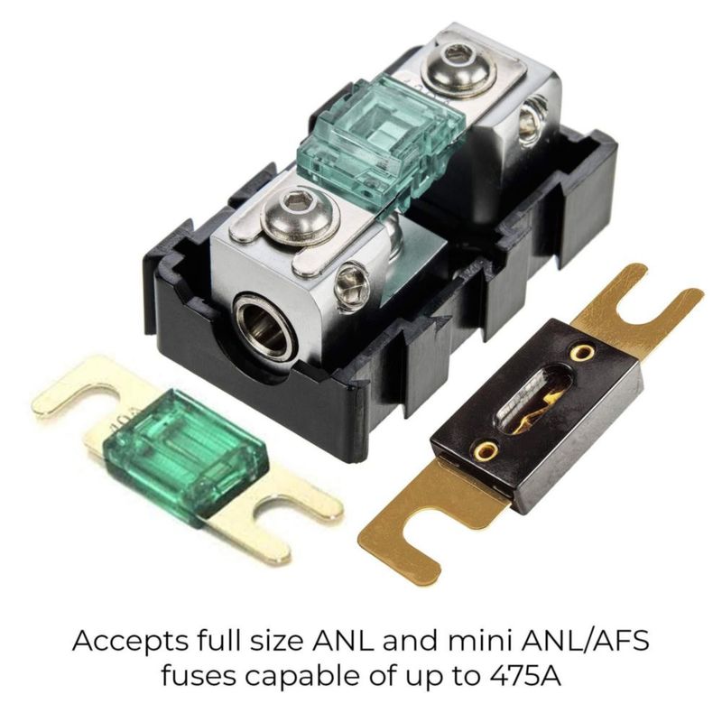Portafusibles NVX XFMMINI 4/8 calibre Mini-ANL/AFS