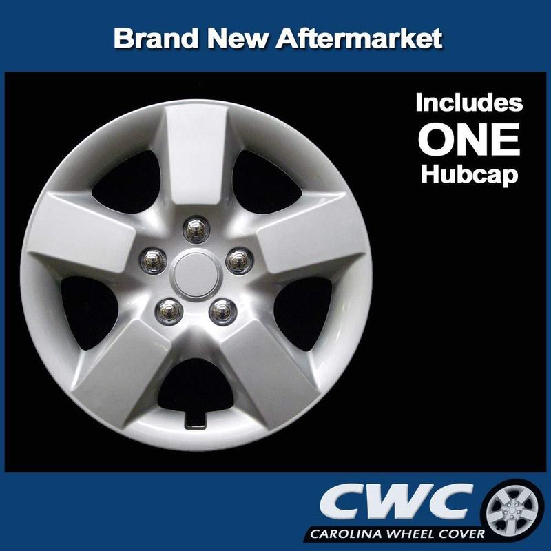 Tapa de rueda Carolina Wheel Cover 41 cm plateada – 1 pieza