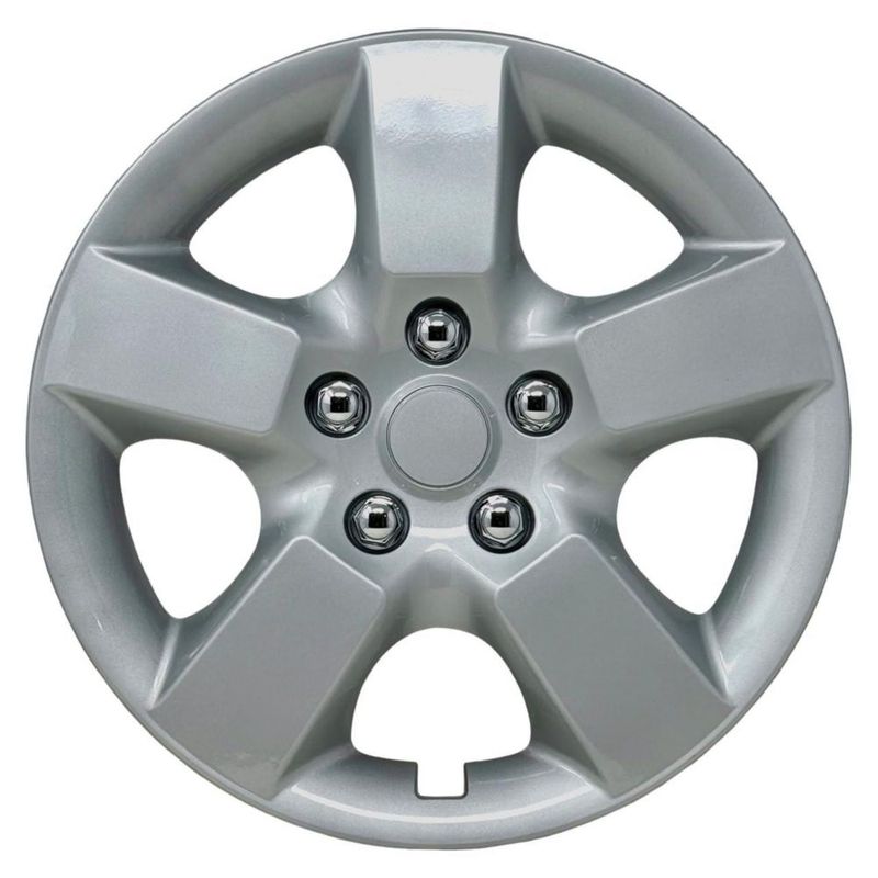 Tapa de rueda Carolina Wheel Cover 41 cm plateada – 1 pieza
