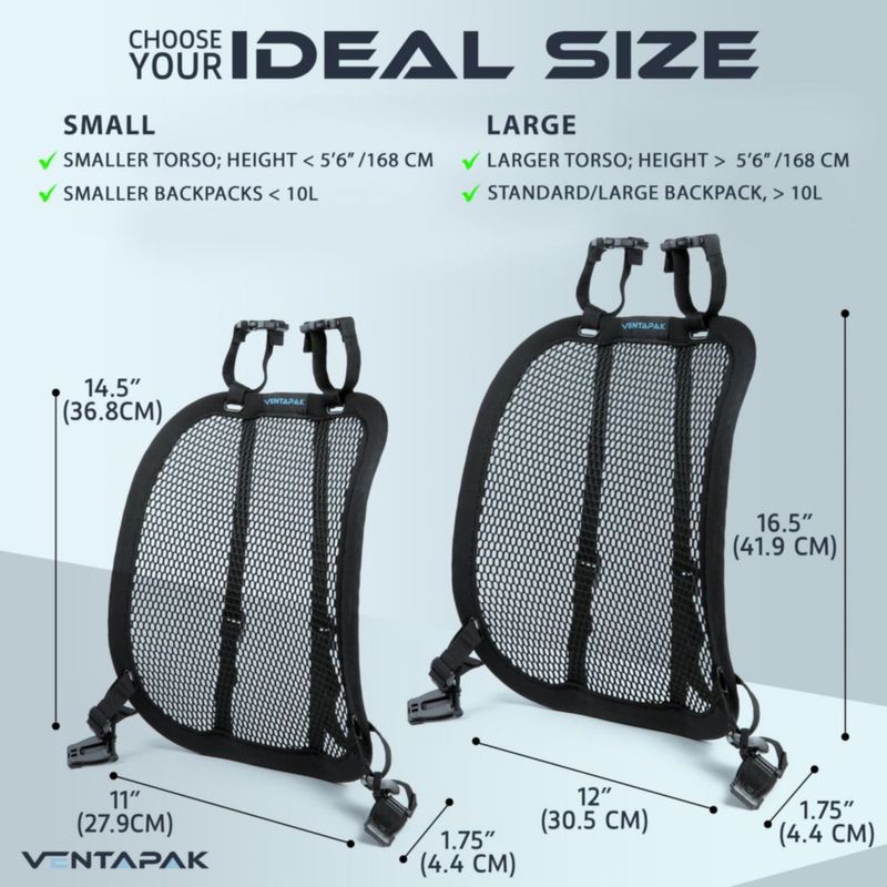 Separador de Ventilación con Marco para Mochila VentaPak