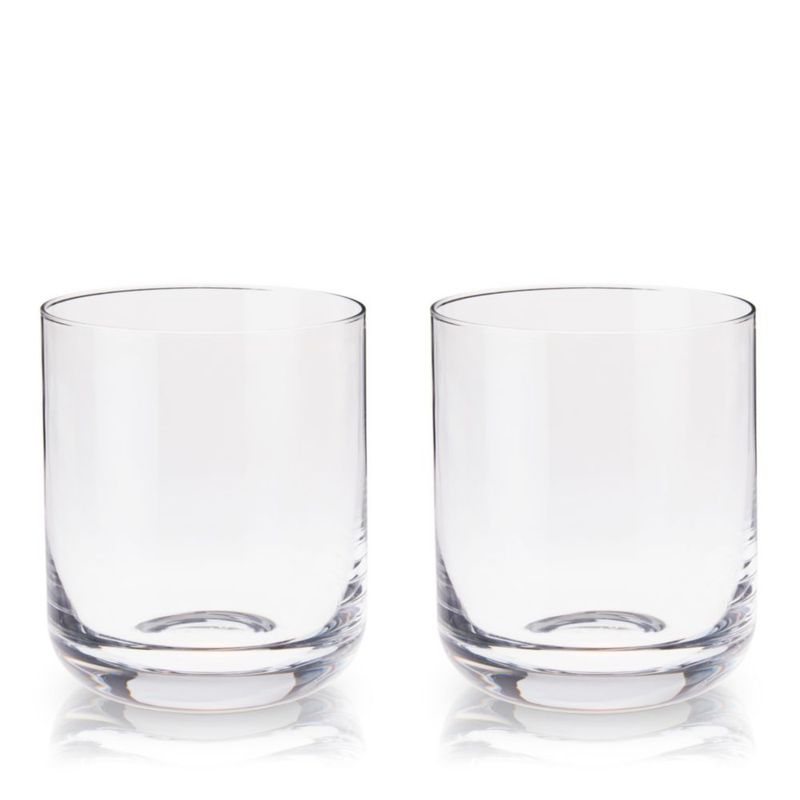 Juego de 2 vasos de whisky Viski 355 ml de cristal