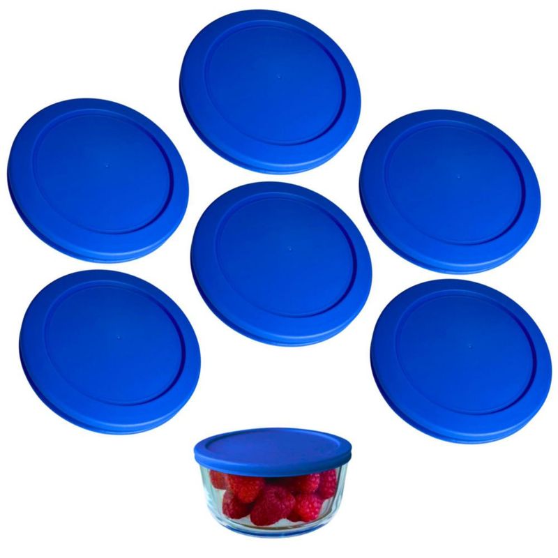 Tapas para Envases Klare Ware 950 ml Pack de 6 Azul