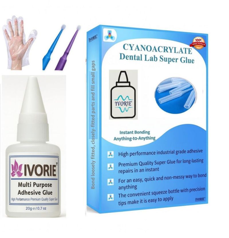 Pegamento instantáneo IVORIE 20 g transparente de cianoacrilato