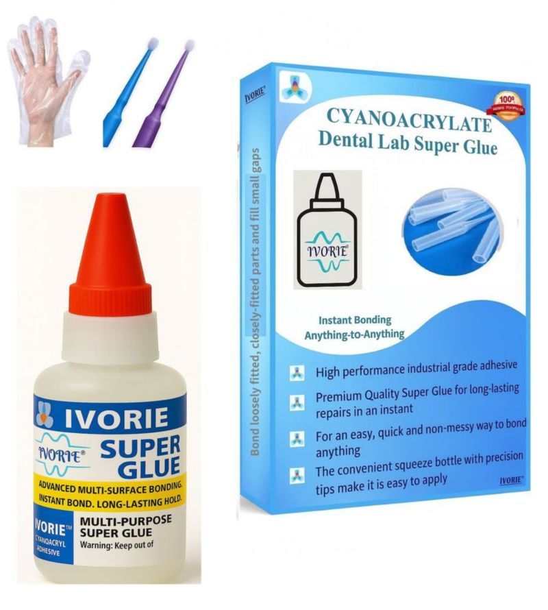 Pegamento instantáneo IVORIE 20 g transparente de cianoacrilato