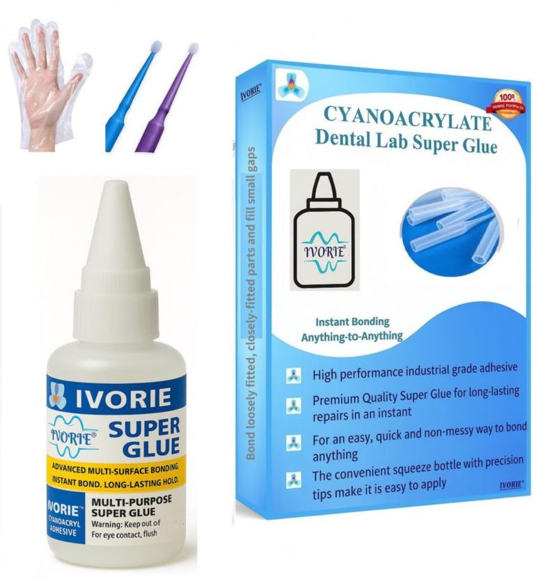 Pegamento instantáneo IVORIE 20 g transparente de cianoacrilato