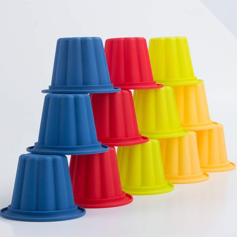 Vasitos de Silicona Webake 12 unidades 100 ml (34 oz)