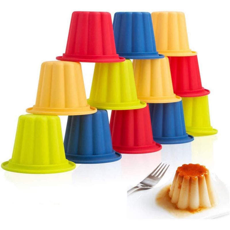 Vasitos de Silicona Webake 12 unidades 100 ml (34 oz)